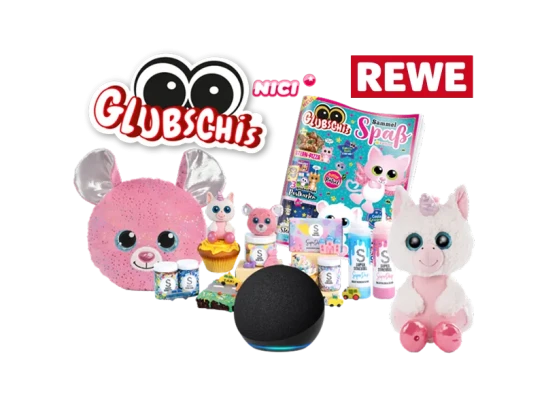 B&M Strategies - verschiedene NICI Glubschis, ein Amazon Echo Dot