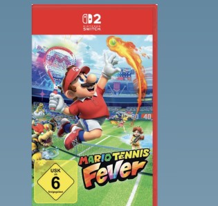 didacta - Nintendo Switch 2 zusammen mit dem Spiel „Mario Tennis Fever“