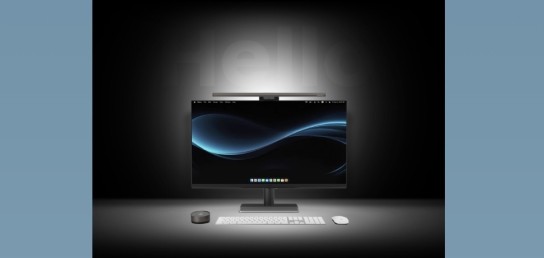 didacta - 4 Monitorlampen „Screenbar Pro Halo 2“ von BenQ