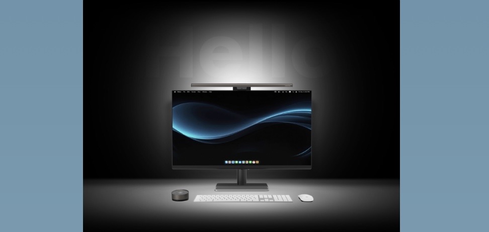 didacta - 4 Monitorlampen „Screenbar Pro Halo 2“ von BenQ