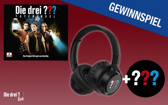 dreifragezeichen.de - 1 von 3 Die drei ??? Kids Fan-Paketen (u.a. ein Kopfhörer Set)