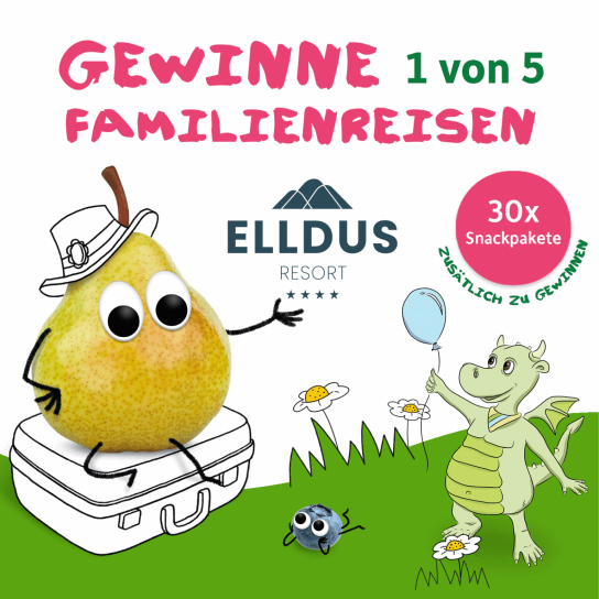 Freche Freunde - 5 Familienreisen ins Elldus Resort und 30 Freche Freunde Snackpakete