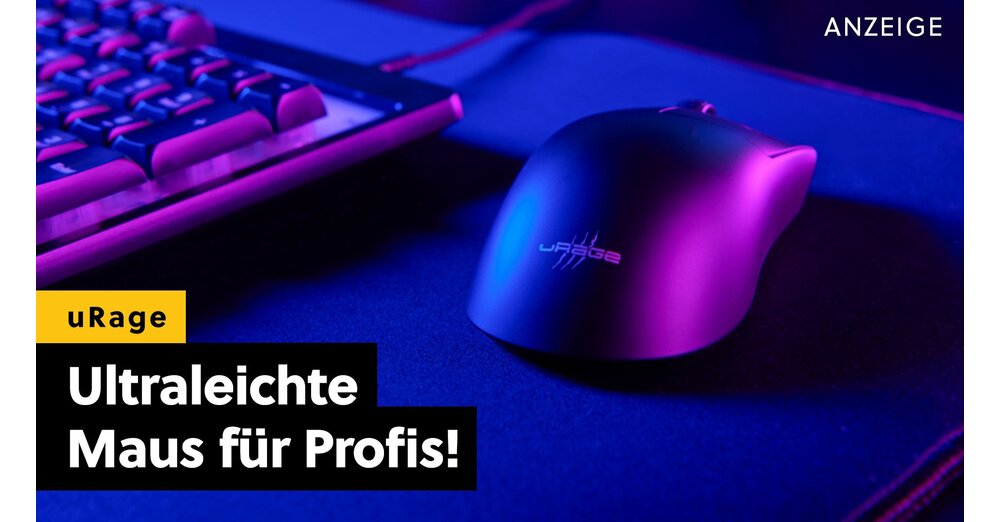 Gamestar - 3 Exemplare der uRage Reaper 820 Wireless Gaming-Maus