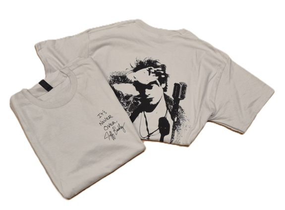 LIKE-ONLINE - Fanpaket für IT'S NEVER OVER, JEFF BUCKLEY bestehend aus einem T-Shirt (Größe L) und der Vinyl des Grace-Albums