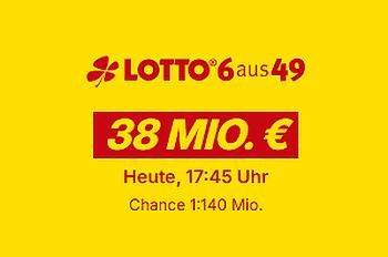 Lotto24: 38 Millionen im Jackpot bei 6aus49 - 3 Felder für 0,10 € statt 4,70 €