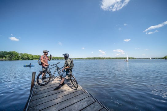 Naturpark Hohe Mark - Radurlaub auf dem Ostkurs der Hohe Mark RadRoute im Naturpark Hohe Mark NRW mit 2 Übernachtungen inkl. Frühstück bei unseren Naturpark-Gastgebern Hotel-Restaurant Schmelting, Rucksack, Thermosflasche,Naturpark-Hoodie