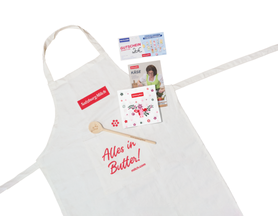 SalzburgMilch - 4 Nächte mit Frühstück in einer nachhaltigen Unterkunft für 2 Erwachsene und 2 Kinder in Wagrain-Kleinarl,25 attraktive SalzburgMilch Sets