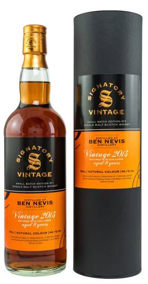whisky-erlebnis-ol - 1 x Ben Nevis 2013/2022 aus der Signatory Small Batch Reihe (Whisky)