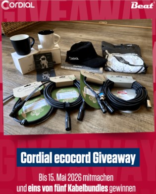 Beat - 1 von 5 exklusiven ECOCORD Mikrofonkabel-Bundles