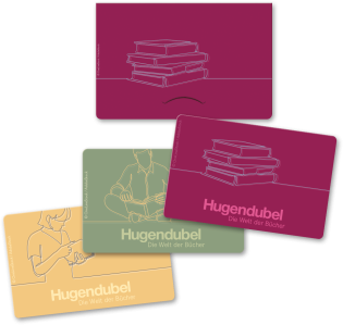 büchermenschen - je 3 Hugendubel-Geschenkkarten, 1. Preis: 75,– €, 2. Preis: 50,– €, 3. Preis: 25,– €