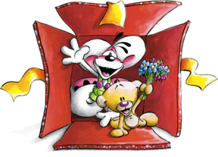 Diddl - 3 Fan-Pakete mit Produkten bestehend aus einem Diddl-Plüsch, einem Diddl Federmäppchen und einem Diddl-Briefpapierset