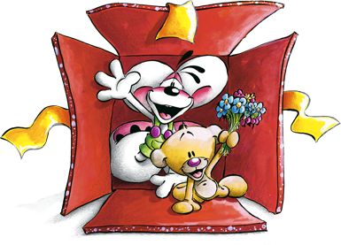 Diddl - 3 Fan-Pakete mit Produkten bestehend aus einem Diddl-Plüsch, einem Diddl Federmäppchen und einem Diddl-Briefpapierset