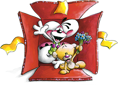 Diddl - 3 Fan-Pakete mit Produkten bestehend aus einem Diddl-Plüsch, einem Diddl Federmäppchen und einem Diddl-Briefpapierset