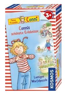Enkelkind.de - 1 x Würfelpuzzle "Connis schönste Erlebnisse" + Buch "Conni sagt Stopp" | 1 x Puppe "Meine Freundin Conni"