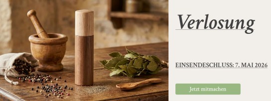 Garten & Natur - 4 x 1 Salz-/Pfeffermühle (vermutlich von der Schweizer Marke Mahlwerk)