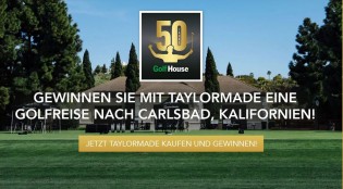 GolfHouse - 1 x Reise für 2 Personen ins TaylorMade Headquarter in Carlsbad, Kalifornien (Flüge, 4 Übernachtungen, Besichtigung, Fitting, Greenfees) [Produktkauf]
