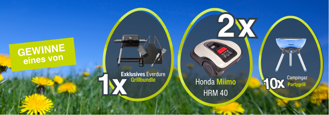 Greenbase - 2x Miimo Mähroboter1x Everdure Grillbundle10x Campingaz Partygrill