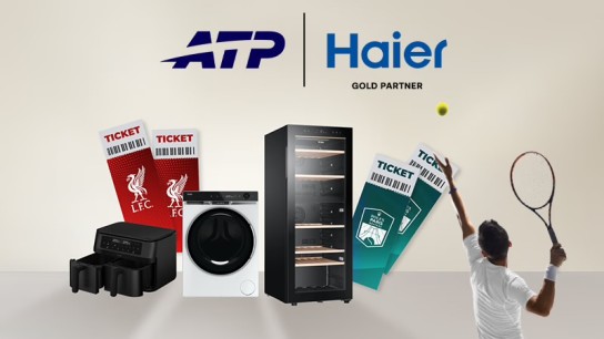 Haier - 1× Reise zu den French Open: 500€ Reiseguthaben, 1× Reise zu einem Spiel des Liverpool Football Club 500€ Reiseguthaben, 1× Haier Weinkühler, 3× Haier Airfryer, 1× Haier Waschmaschiene, 5× Haier Weinset, 10× Haier Weinkühltasche, uvm.