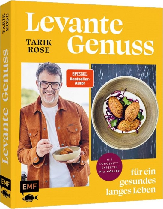 kaisergranat - ein Exemplar der Kochbuchs „Levante Genuss“ von Tarik Rose