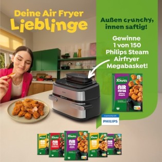 Knorr - 150 x Airfryer 5000 Series Megabasket von Philips