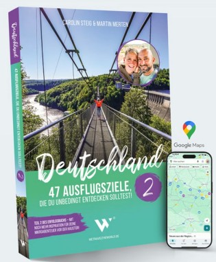 Mitteldeutsche Zeitung - 1 x das Buch „Deutschland – 47 Ausflugsziele die du unbedingt entdecken solltest Band 2“ von Carolin Steig & Martin Merten