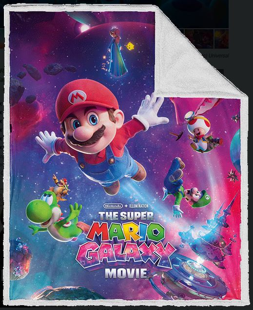 Musical Cocktail - 2 x 1 Fanpaket zu "Der Super Mario Galaxy Film" (Stickerbogen, Federmäppchen, Notizbuch, Trinkflasche, Decke, 2 Kinogutscheine für AT)