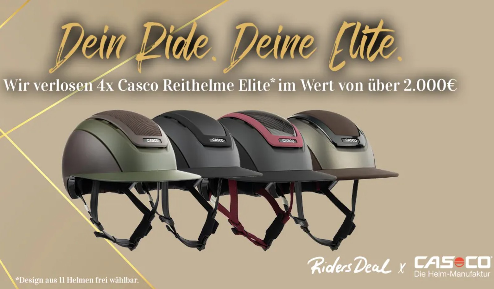 RidersDeal - 1 von 4 Reit-Helmen der Serie Elite von Casco