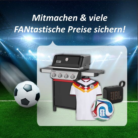 Savencia Fromage - 4x Weber Gasgrill Spirit; - jeweils 26x WM Fußball, DFB Heimtrikot, SIGG Trinkflasche und JBL Bluetooth Lautsprecher GO 4