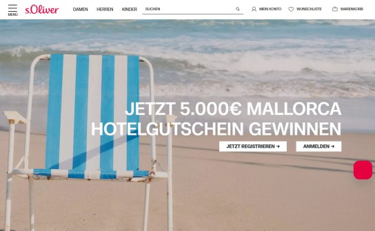 s.Oliver: Gewinne einen 5.000 € Mallorca Hotelgutschein