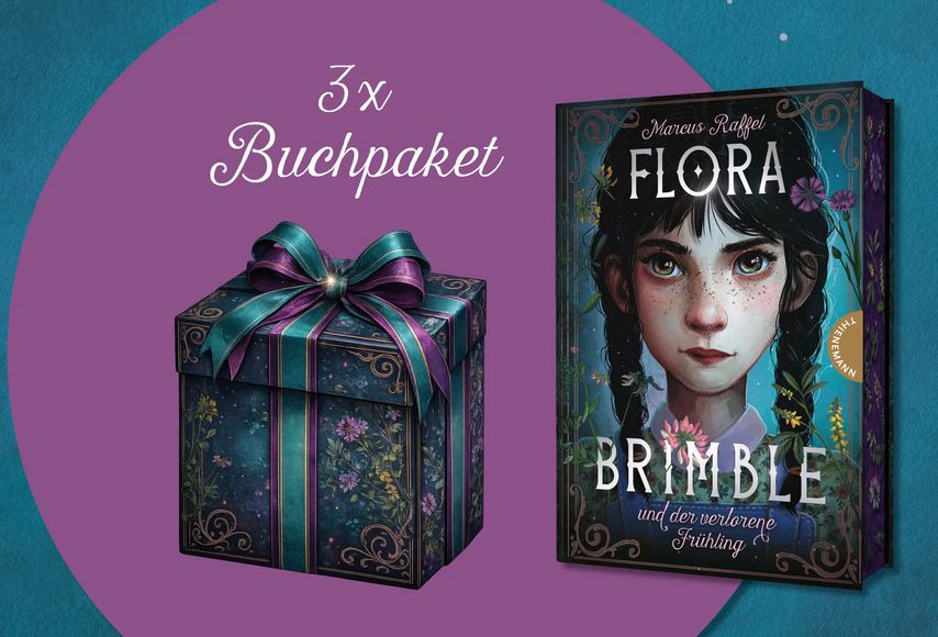 Thienemann-Esslinger - 3 x 1 Buch „Flora Brimble und der verlorene Frühling“ von Marcus Raffel + tolle Extras rund um das Buch