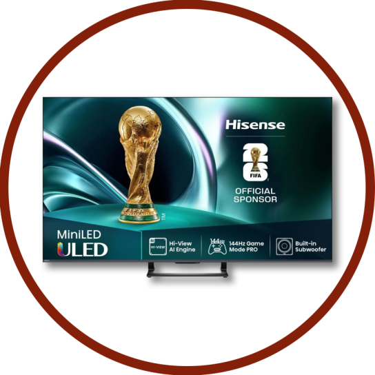 Unilever - 1 von 10 Smart-TV 55“ von Hisense, 2 Tickets für das Spiel Ecuador vs. Deutschland am 25.06.2026 im New York New Jersey Stadium inklusive Gutschein für Flug & Hotel. Tickets für Damen und Herren Länderspiele