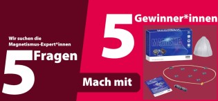 ver.di Mitgliederservice - 5 x 1 Magnetic Spiel mit 20 Spielsteinen und einer Aufbewahrungstasche (nur für ver.di-Mitglieder)