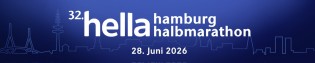 3x2 Freistartcodes (Plätze) für den ‚hella hamburg halbmarathon’ am Sonntag, den 28. Juni 2026#