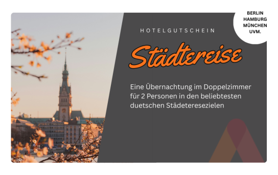 Animod - 14x 2 Übernachtungen im Tropical IslandsJeden Tag, 5x 1 Übernachtung für eine Städtereise innerhalb Deutschlands für 2 Personen