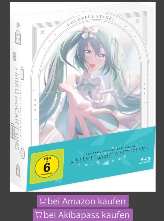 anisearch - Anime. 2x Colorful Stage The Movie: A Miku Who Can’t Sing auf Blu-ray