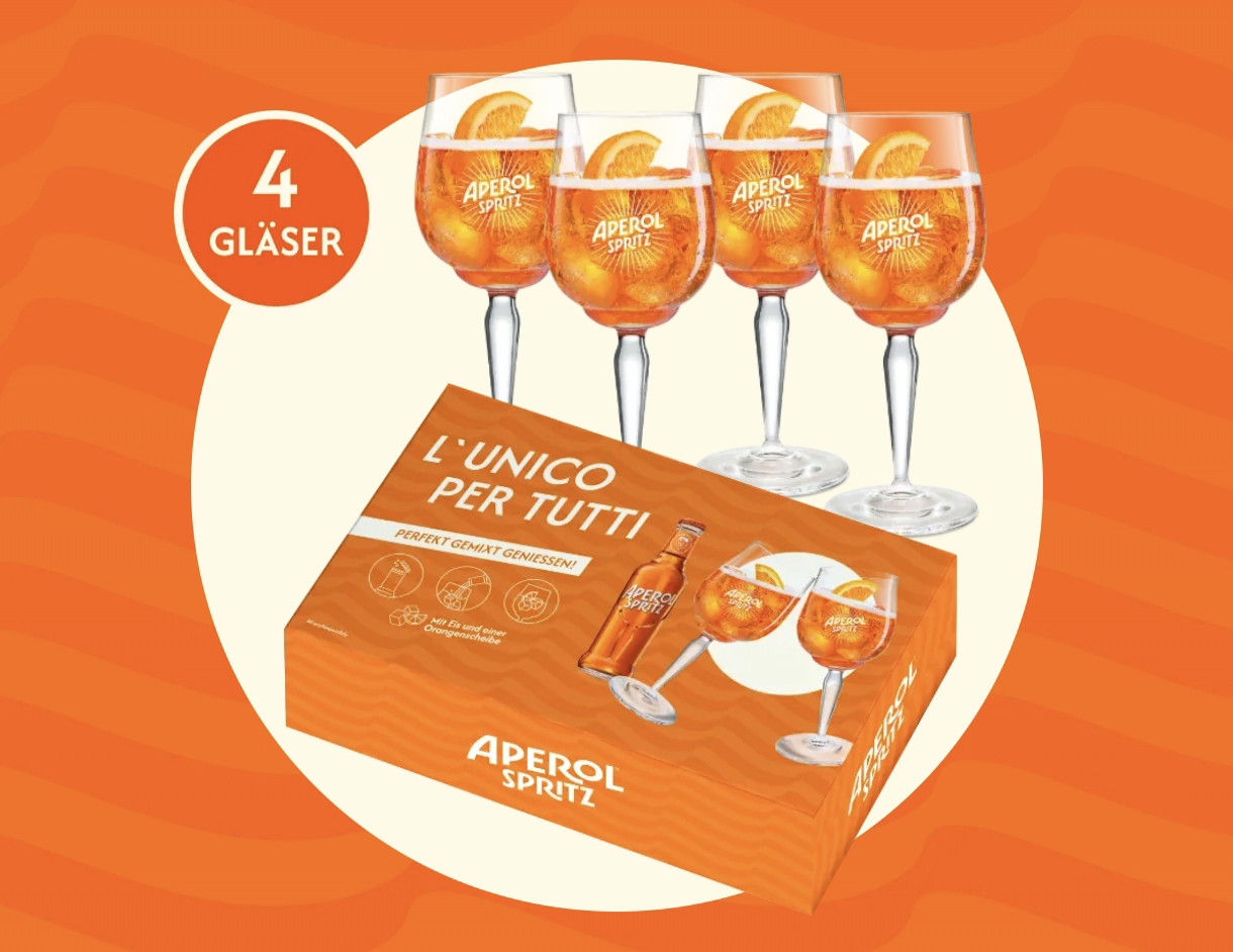 Aperol - 600 x Original Aperol® Spritz Gläserset