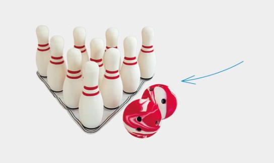 Betzold - Soft Bowling Set oder Bodenspieltisch mit Sitzbänken