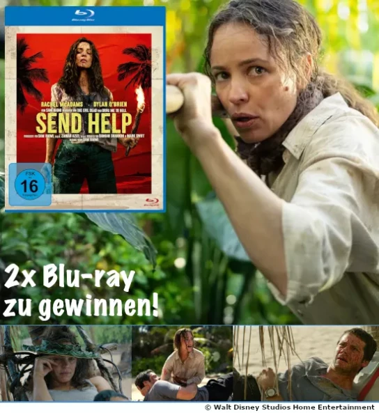 BLURAY-DISC - 2 x „Send Help“ auf Blu-ray Disc