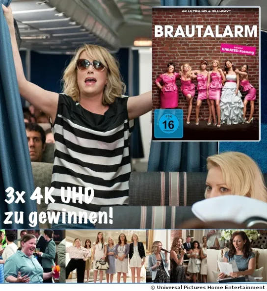 BLURAY-DISC - 3 x „Brautalarm“ in 4K auf Ultra HD Blu-ray
