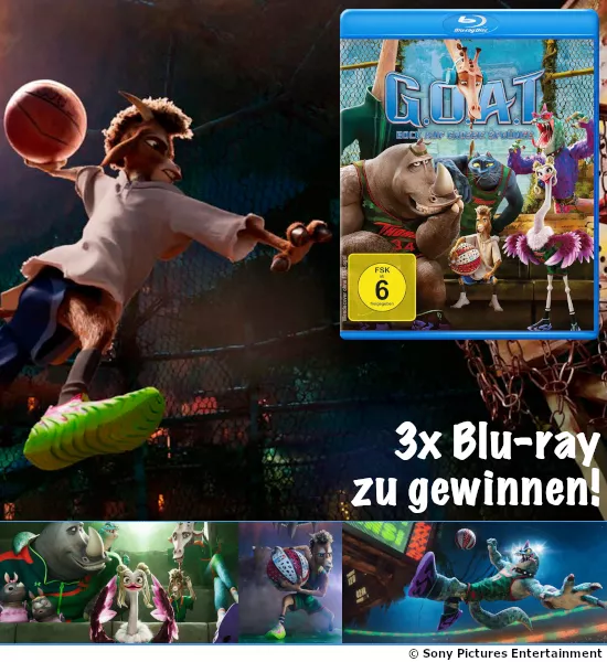 BLURAY-DISC - 3 x „G.O.A.T. - Bock auf große Sprünge“ auf Blu-ray Disc