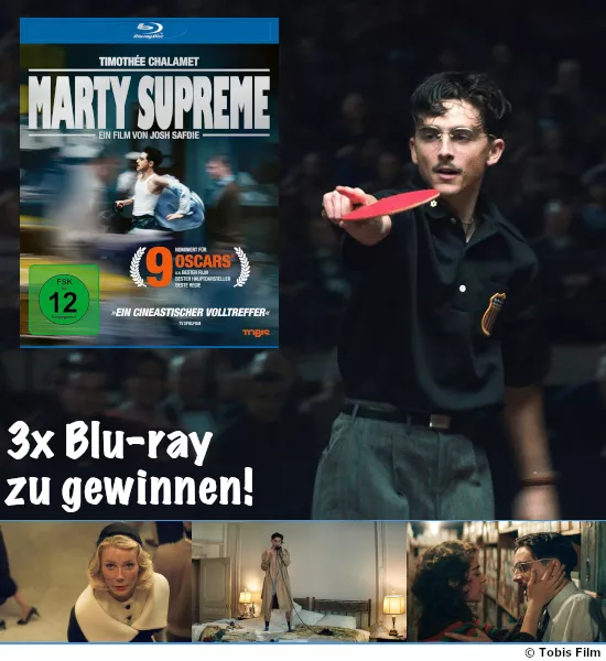 BLURAY-DISC - 3 x „Marty Supreme“ auf Blu-ray Disc