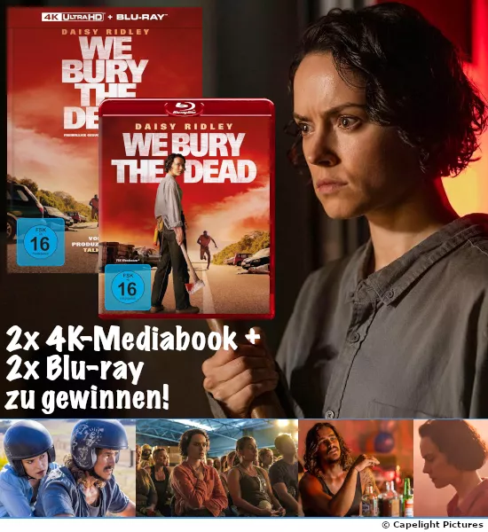 BLURAY-DISC - 4 x „We Bury the Dead“ (2 x 4K-Mediabook + 2 x Blu-ray)