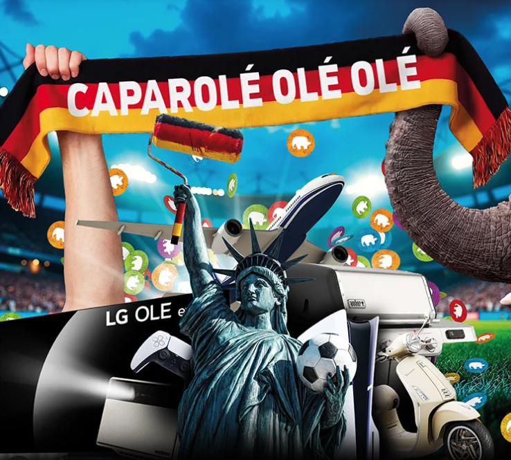 Caparol - 1 x 1 Nordamerika-Urlaub / 2 x 1 Public-Viewing-Set für Zuhause / 2 x 1 Stadion für Zuhause und mehr (Nur für Caparol-Club-Mitglieder)