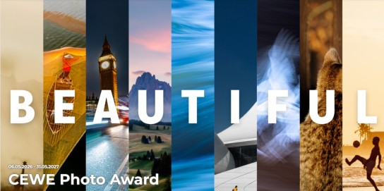 CEWE Stiftung; Co. KG - cewe Photo Award 2026: Preise im Gesamtwert von über 250.000 Euro aus den Bereichen Fotografie/Print für Fotografiebegeisterte aus aller Welt (siehe Beschreibung; Account erforderlich)