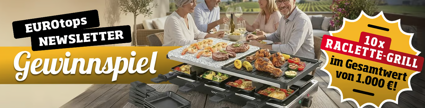 EUROtops - 10 x Raclettegrill