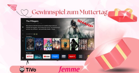 Femme.de: ein 55 Zoll 4K Ultra HD QLED Smart-TV von Sharp