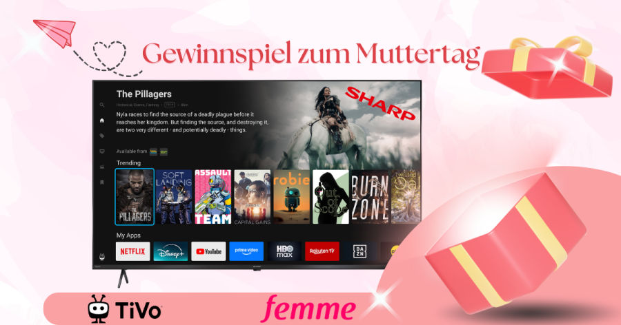 Femme.de: ein 55 Zoll 4K Ultra HD QLED Smart-TV von Sharp