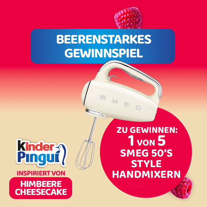 Ferrero - 1 von 5 Smeg Creme 50's Style Handmixer HMF01CREU