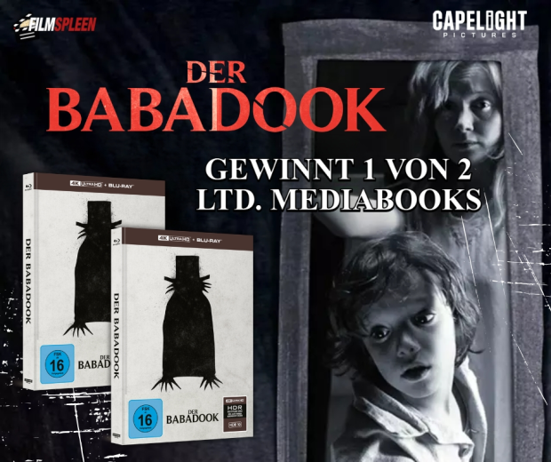 filmspleen - 1 von 2 limitierten Mediabooks (4K UHD + Blu-ray) des Films DER BABADOOK