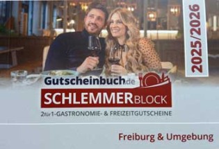 fipps-freiburg - 5 x 1 Gutscheinbuch.de Schlemmerblock für Freiburg